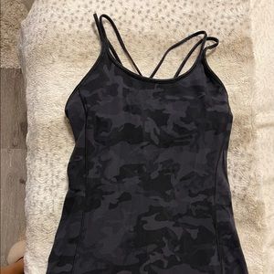Camo workout top